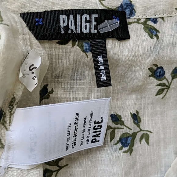 Paige Yardley split neck floral print blouse - Picture 8 of 8